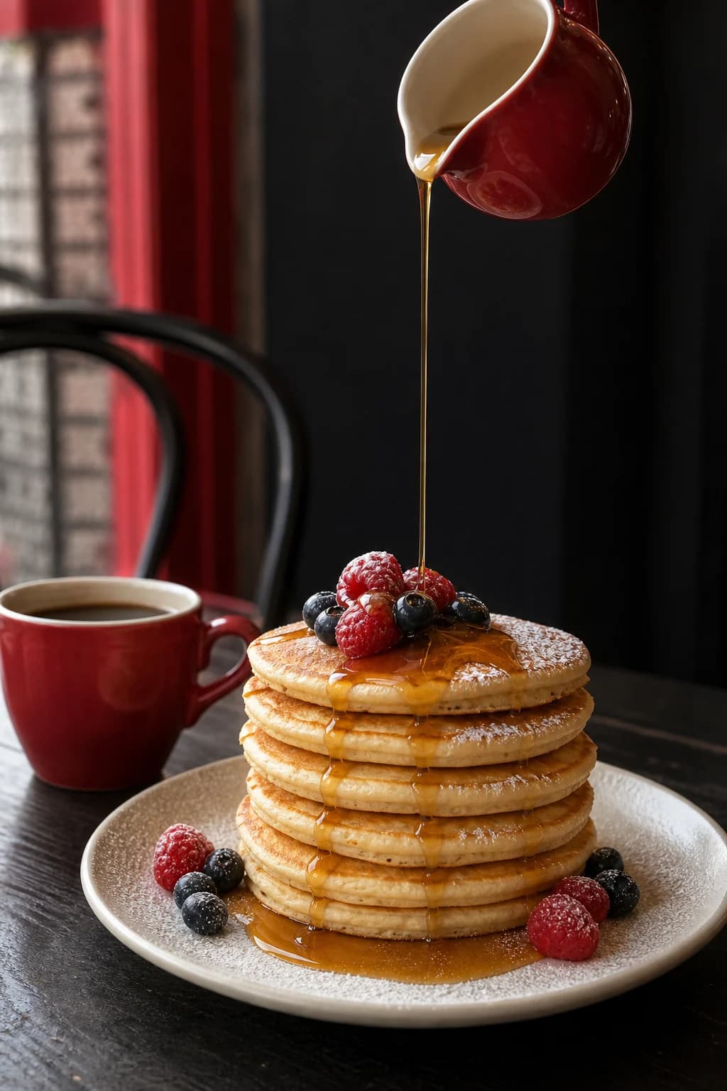 Biscoff Pancakes served at Becks Cafe