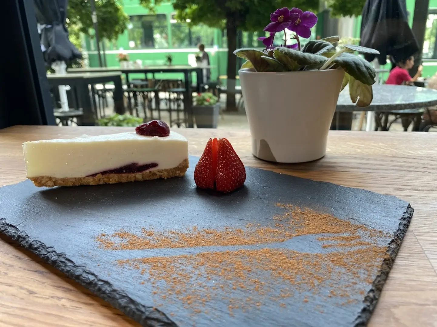 Cake served at Lime