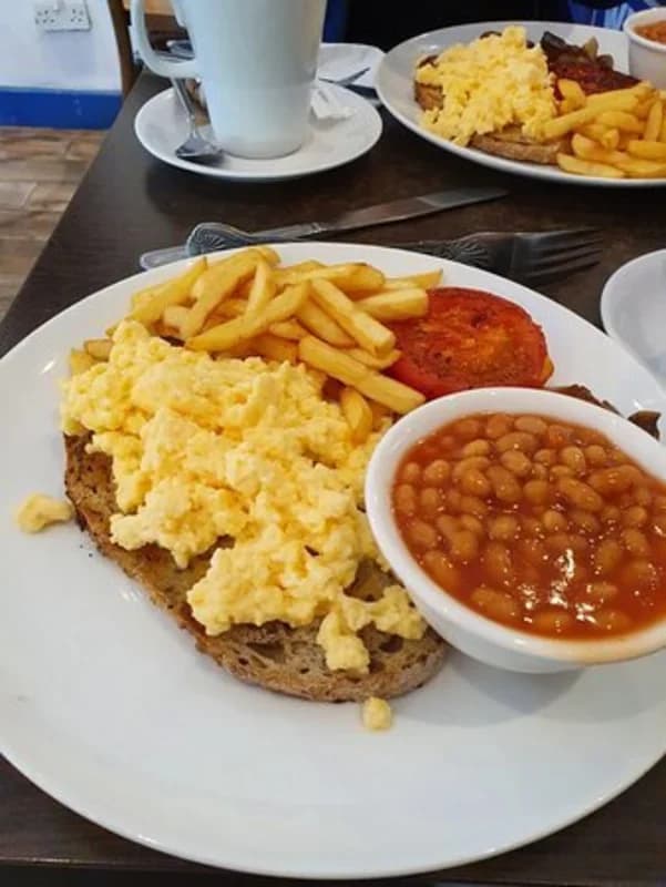 Full English Breakfast served at Café de Provence