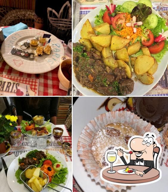 Bœuf bourguignon, exemple de plat servi à La Petite Rose des Sables