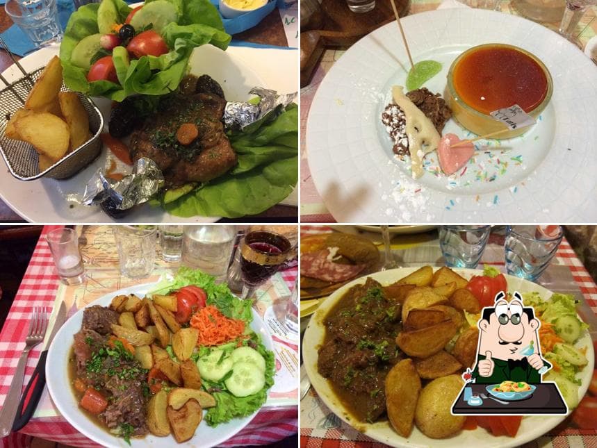 Poulet de Mamie, exemple de plat servi à La Petite Rose des Sables
