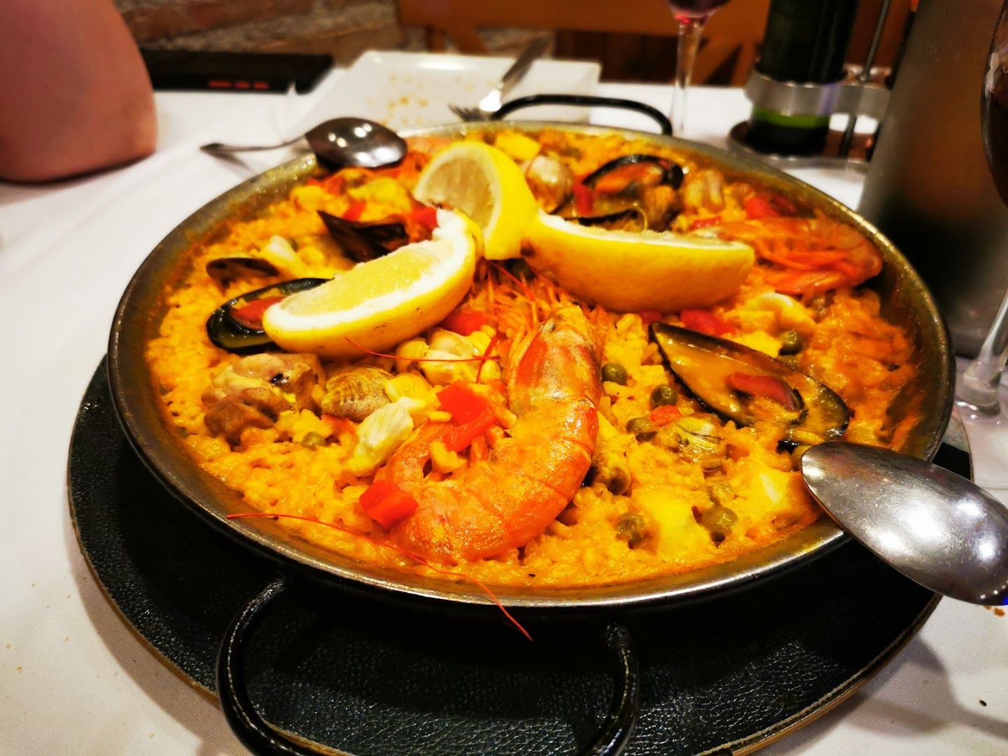 Paella del Restaurante Puerto Rico